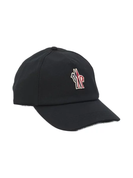 Czapka z daszkiem Moncler niebieska