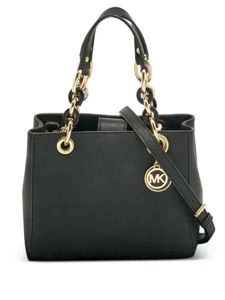 Geanta de piele Michael Kors din piele negru