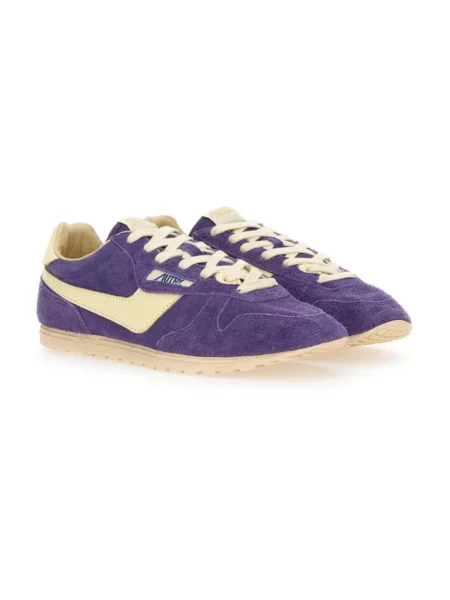 Sneakersy Autry zamszowe fioletowe