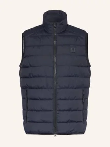 Marc O'polo Kamizelka Pikowana blau granatowa