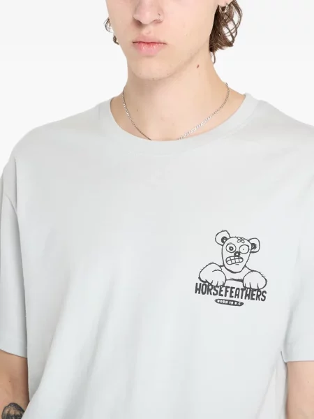 Tričko Horsefeathers sivá