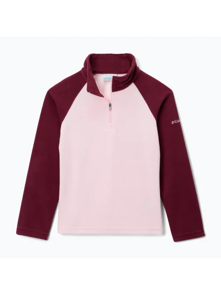 Bluză fleece pentru femei Columbia Glacial Fleece satin pink/rich wine roz