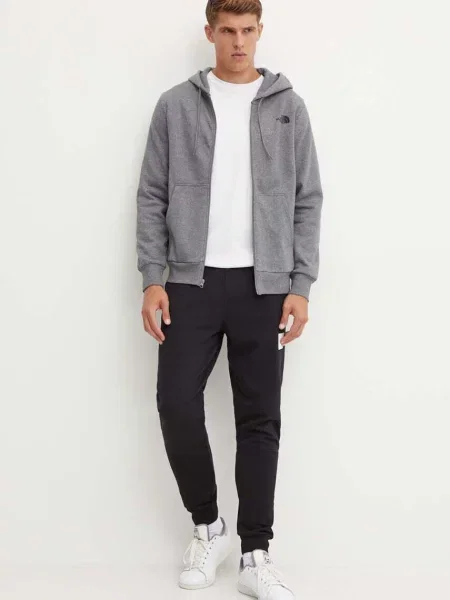 Majica z dolgimi rokavi The North Face L/S Fine Tee bela