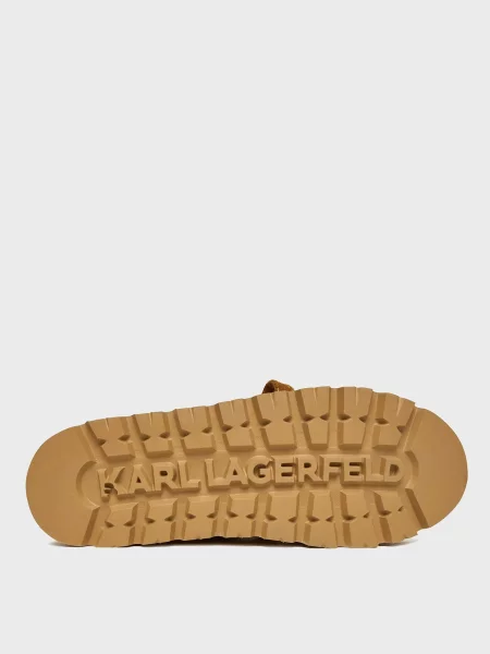 Замшевые сапоги Karl Lagerfeld