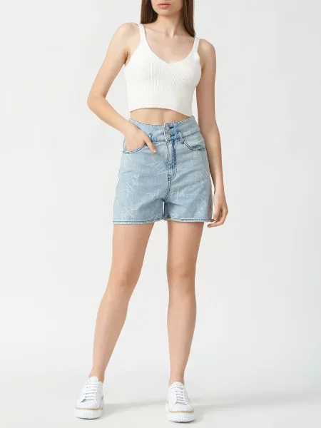 Шорти Armani Exchange блакитні