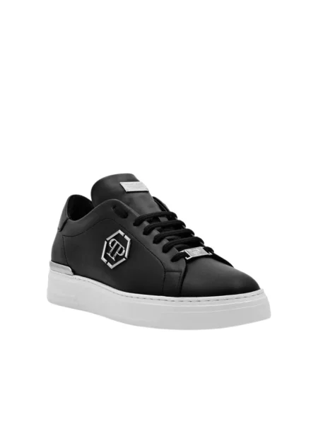 Sneakersy Philipp Plein skórzane czarne