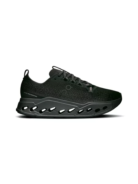 Pánske bežecké topánky On Cloudsurfer Max black/eclipse čierna