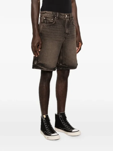 Džínové šortky Represent s 5 kapsami hnědé