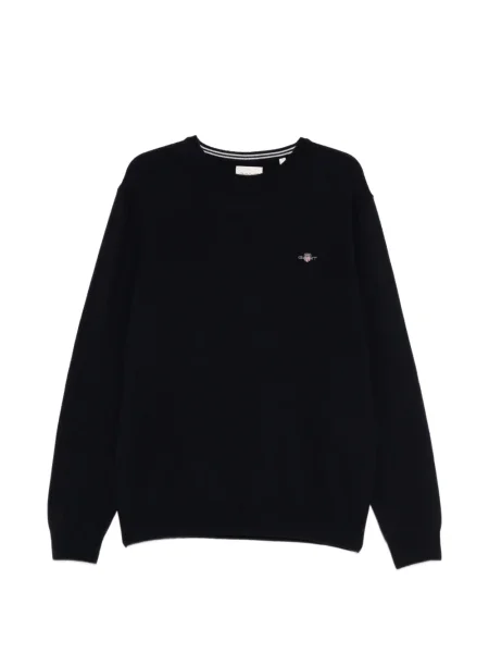 Pulover Gant cu decolteu rotund albastru