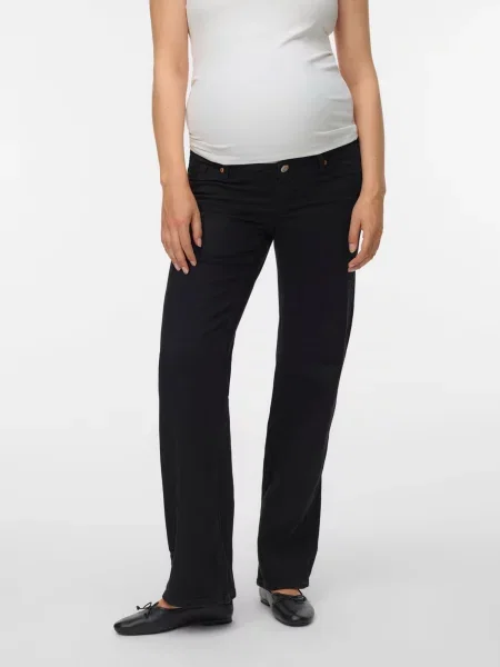 Vero Moda Maternity Jeans VMMTessa gri amestecat / denim negru