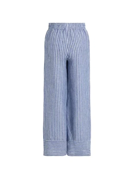 Παντελόνι Lauren Ralph Lauren με κορδόνι μπλε