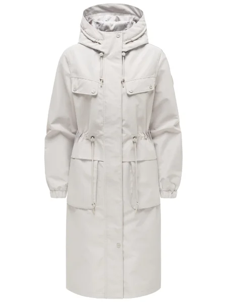 NAVAHOO Palton de primăvară-toamnă Kirschwind deschis gri