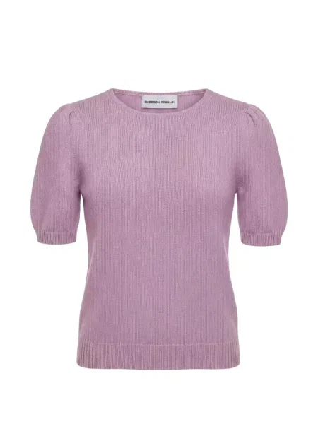 Scurt tricou Emerson Renaldi cu decolteu rotund roz