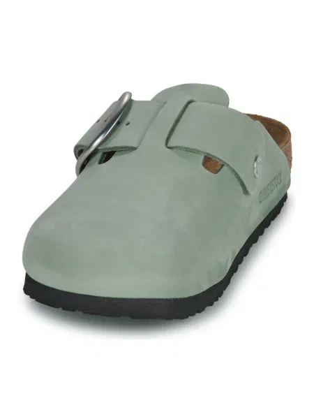 Pantofi Birkenstock cu cataramă verde