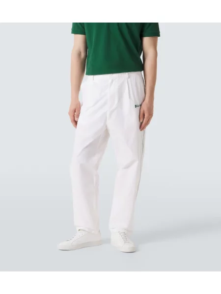 Nohavice Polo Ralph Lauren s autogramom biela