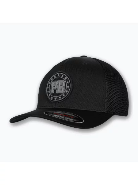 Șapcă pentru bărbați Pitbull Full Cap Tyrian Flexfit black negru