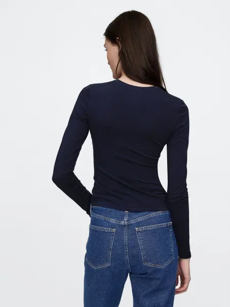 Tricou mânecă lungă Gap albastru