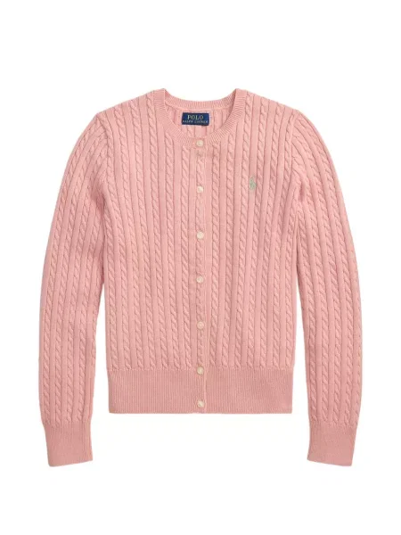 Kardigan dziecięcy Polo Ralph Lauren różowy