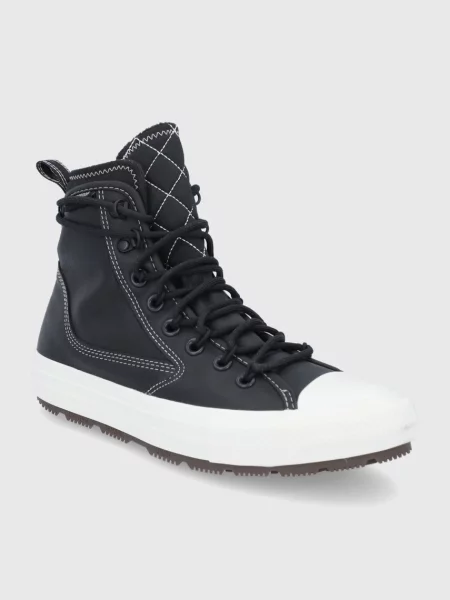 Converse usnjene superge črna