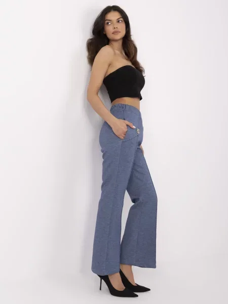 Pantaloni Italy Moda albastru