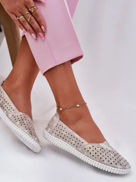 Loaferke Evento iz semiša siva