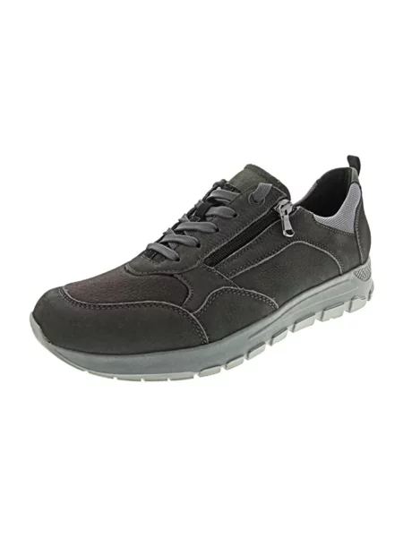 Sneakersy Waldläufer zamszowe szare