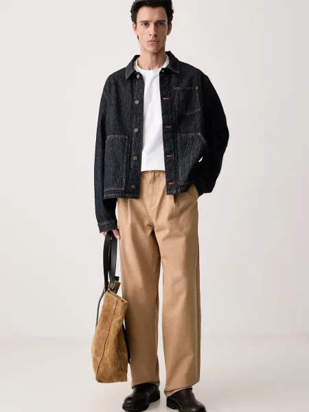 Les Deux pantaloni chinos pentru bărbați din bej