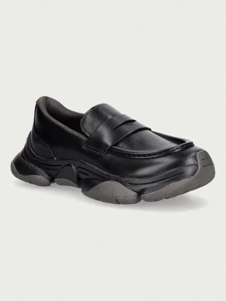 Camper mocasini pentru femei din piele Karst 2 negru