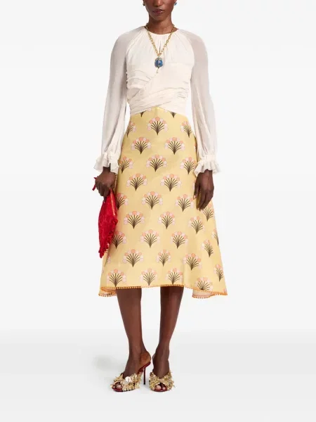Rochie La Doublej galben
