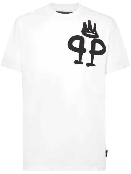 Tricou Philipp Plein alb
