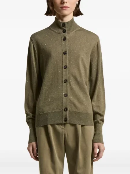 Cardigan Peserico lung verde