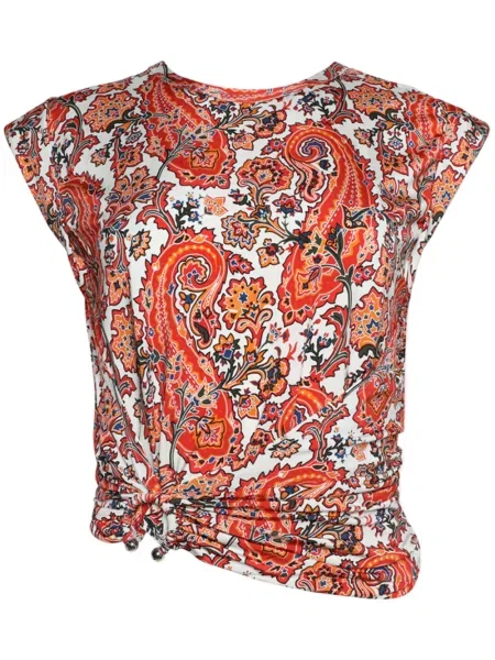 Bluzka Rabanne czerwona