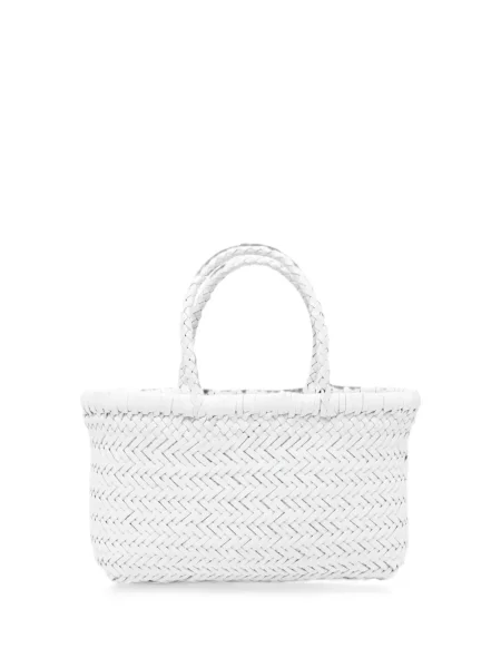 Geantă shopper Dragon Diffusion din piele alb