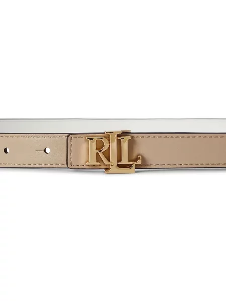 Кожаный ремень Lauren Ralph Lauren с ремешками
