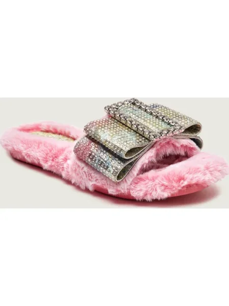 Kurt Geiger Șlapi COSY BOW SLIDE roz