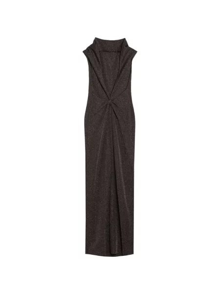 Rochie maxi Max Mara drapată maro