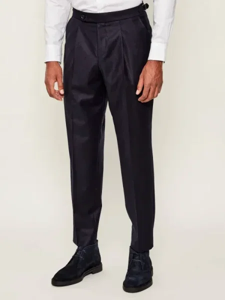 BOSS Pantaloni chino C-Perino Tapered Fit albastru