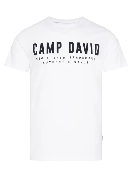 CAMP DAVID Majica črna bela