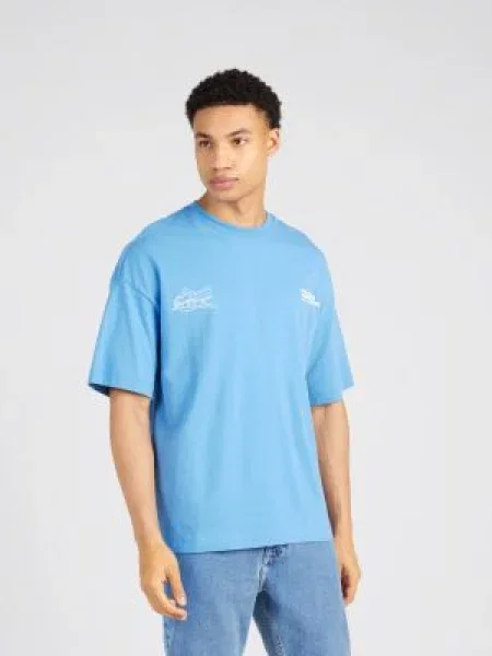 JACK & JONES Tricou Arch albastru / alb