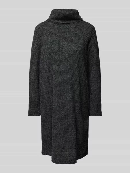 Lejąca sukienka casualowa z Tom Tailor czarna