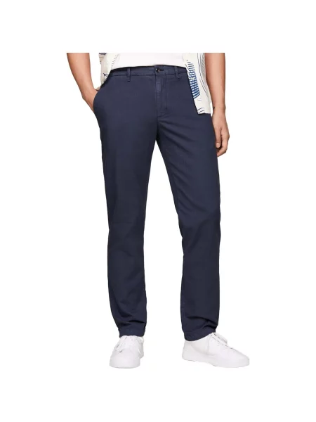 Pantaloni chino Tommy Hilfiger albastru