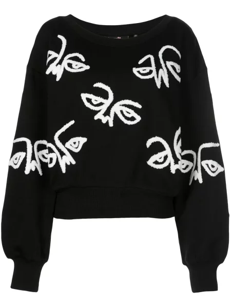 Bluza Haculla z nadrukiem czarna