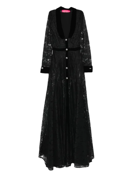 Maksi sukienka maxi Miau By Clara Rotescu garniturowa czarna