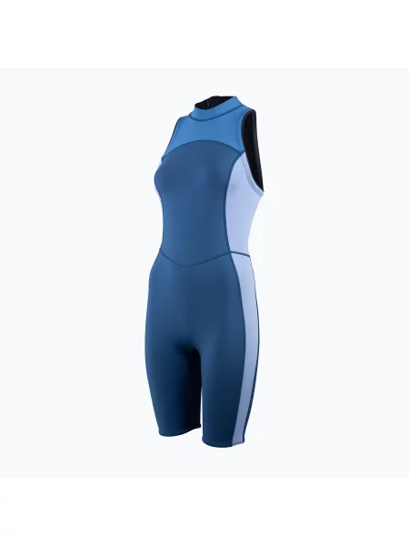 Costum de baie întreg pentru femei Yulex Kneeskin multi blue/white alb