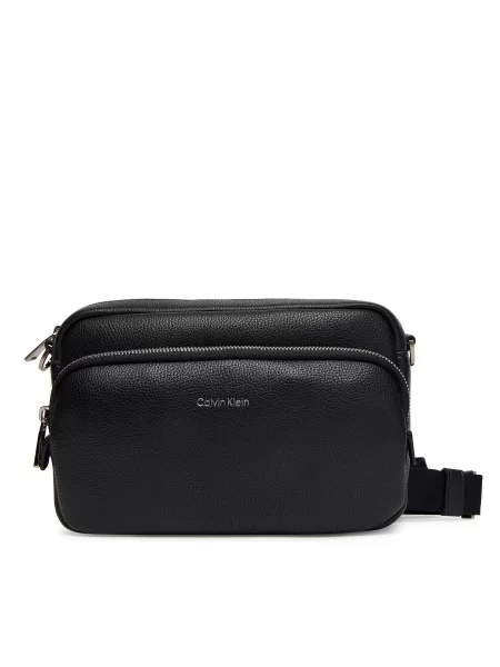Torbica za okrog pasu Calvin Klein Raised Camera Bag črna