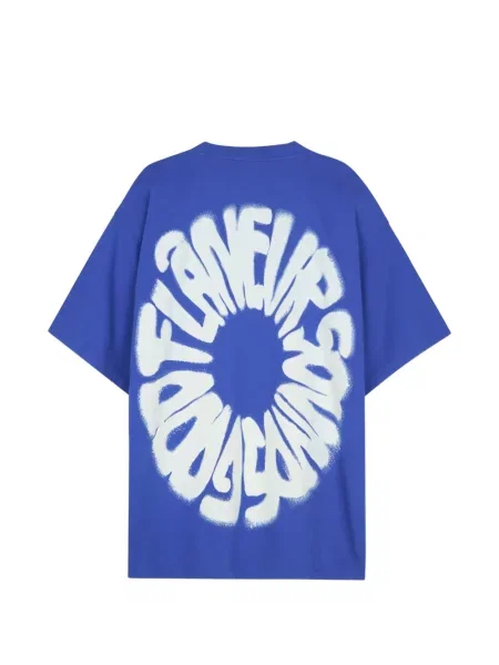Tricou Flâneur cu imagine albastru