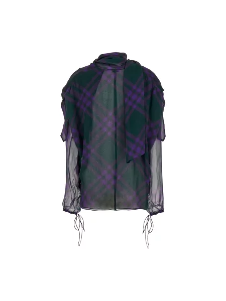 Bluzka Burberry z krepy