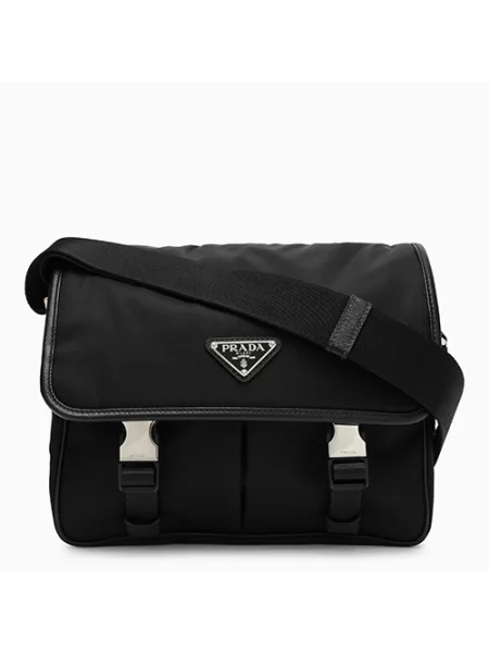 Torba crossbody Prada skórzana czarna