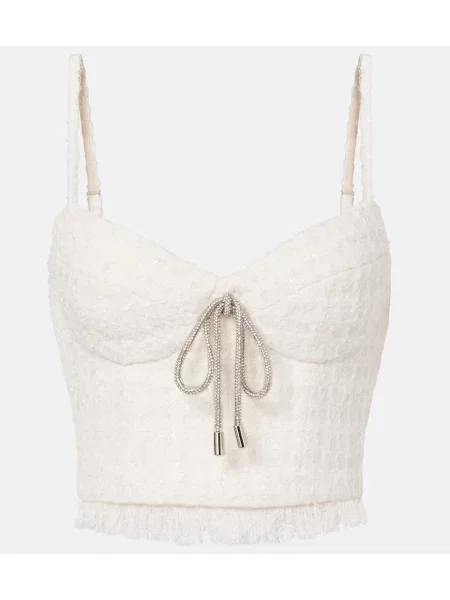 Top Area tweedowy biały