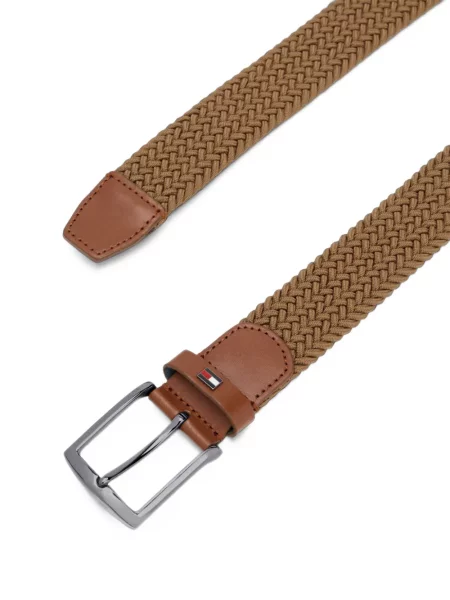 Cu centură curea Tommy Hilfiger maro